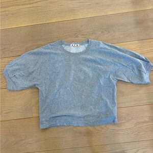AMO sweatshirt short sleeve grey medium